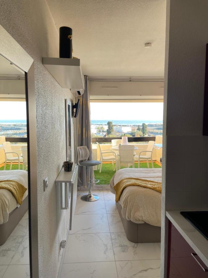 Showtime Naturiste Port Nature 6 Parking Prive Clim Ascenseur Vue Mer Agde Dış mekan fotoğraf