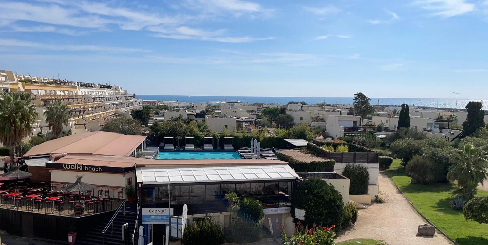 Showtime Naturiste Port Nature 6 Parking Prive Clim Ascenseur Vue Mer Agde Dış mekan fotoğraf